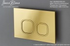 Кнопка смыва IBERICA BLANCA ESTI-Q ABS-пластик, золото глянцевое (IB.B083.006.001)