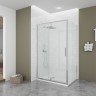 Боковая панель Veconi Ottimo SP CH, 800х1900 хром, стекло прозрачное