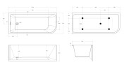 Акриловая ванна BELBAGNO BB712-1700-730-L