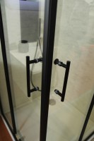 Душевой уголок CEZARES ECO-O-A-2-100-C-NERO