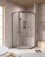 Душевой уголок CEZARES RELAX-304-R-2-100-C-GM