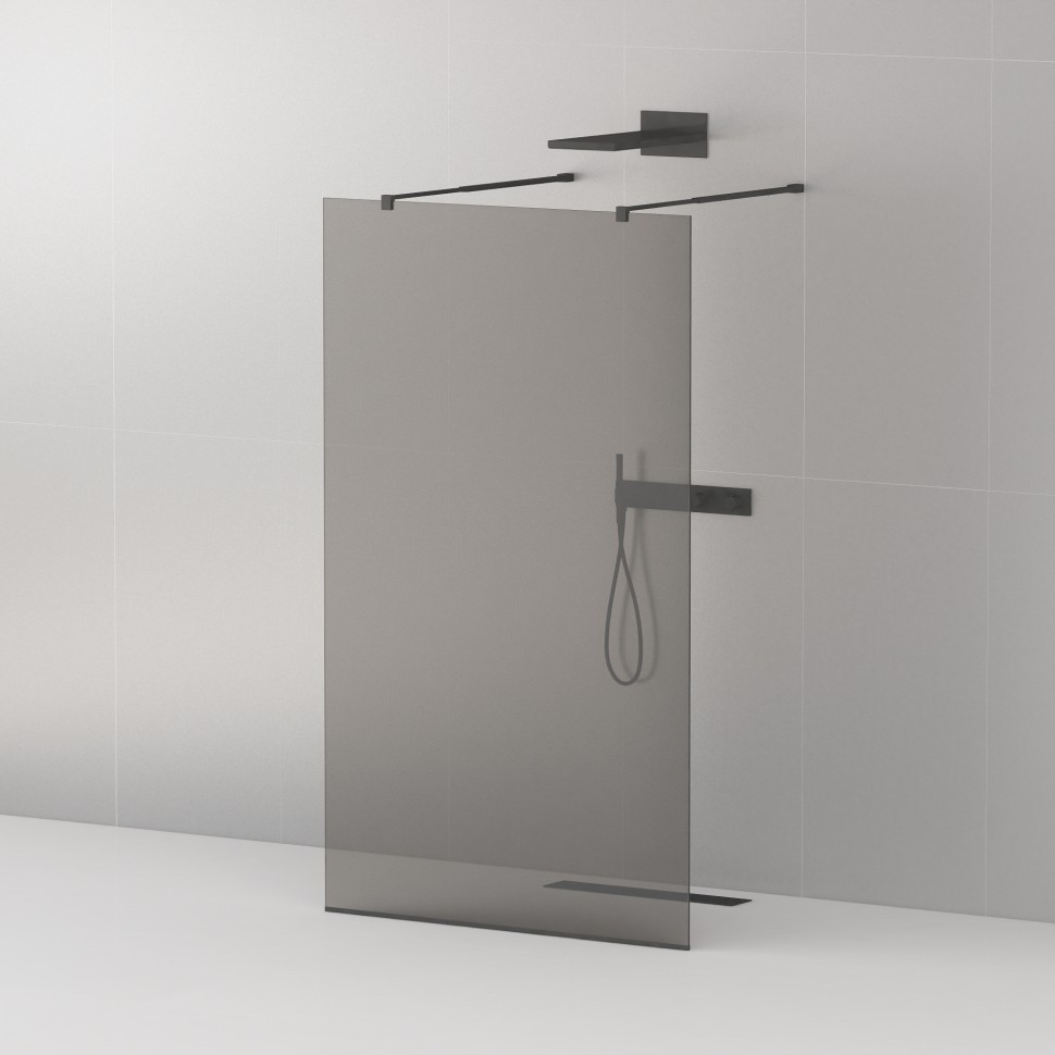 Душевая перегородка CEZARES LIBERTA-L-2-110-GR-NERO
