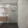 Душевая перегородка Niagara Eco NG-531-90 (90х190) хром,стекло прозрачное,1 место