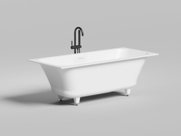 Ванна встраиваемая ORLANDA AXIS KIT 170x75 S-Stone Матовое