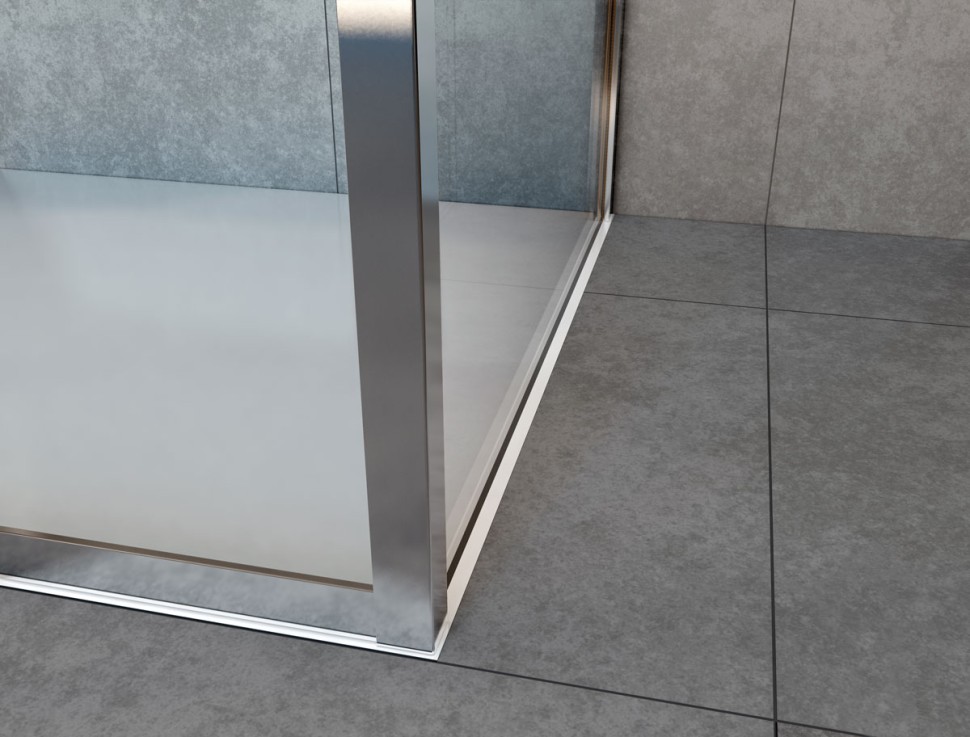 Душевой уголок Garda VSR-1G29017CLG, 1700*900, брашированное золото, стекло прозрачное