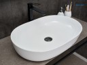 Раковина Gid D1348 51204 накладная белая 61x41x13.5