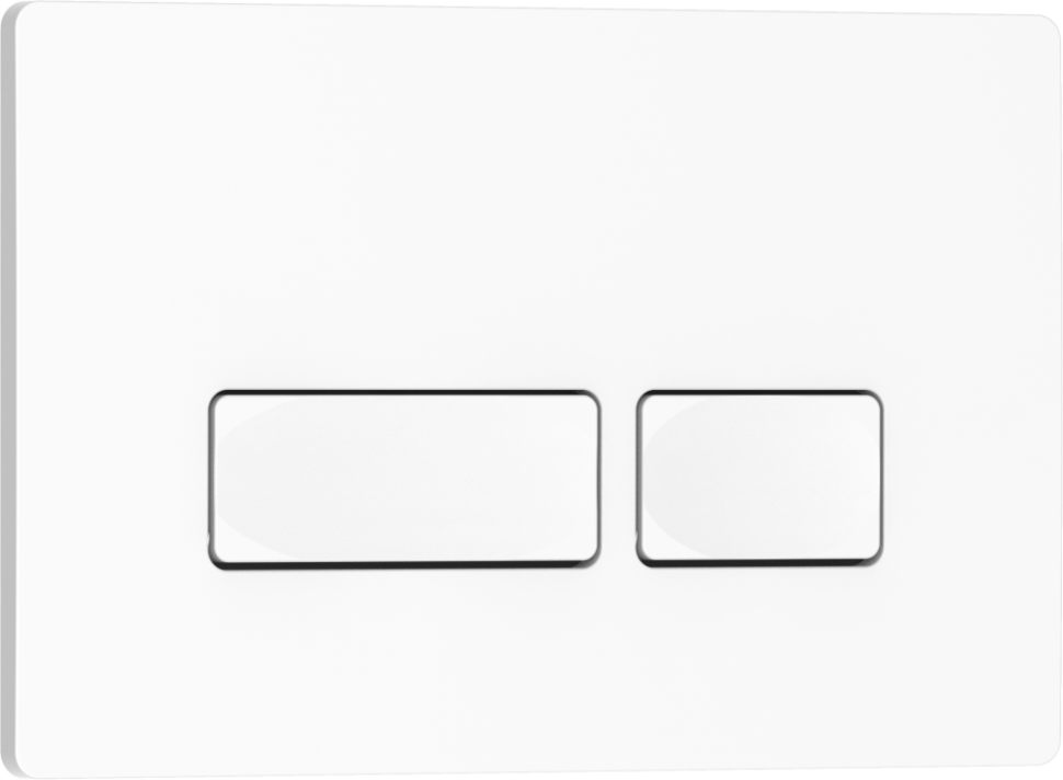 Кнопка смыва IBERICA BLANCA ESTI-R ABS-пластик, белый глянцевый (IB.B021.001.000)