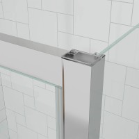 Душевой угол Veconi Ottimo P20SP CH, 1000х900х1900 хром, стекло прозрачное