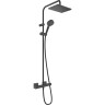 Душевая система для ванн, для душа Hansgrohe Vernis Shape Showerpipe 230 черный (26286670)