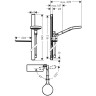 Душевой гарнитур Hansgrohe Rainfinity 27671000 хром