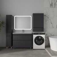 Тумба напольная STYLELINE "Атлантика 100", Люкс Плюс графит под раковину Атлантика 100