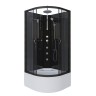 Душевая кабина Niagara Classic NG-6508-14BKTG (90х90х210) высокий поддон(40см),черный,стекло тонированное,4 места
