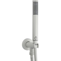 Душевой комплект BOSSINI ZEN C12002C.045 с лейкой, держателем и шлангом, белый матовый (изделие снято с производства)