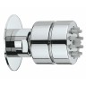 Форсунка боковая для душа Bossini Tondo Gom I00137 Хром