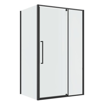 Душевое ограждение Niagara Nova NG-35-11AGR-A100GR-34 (110х100х195) прямоугольник,распашная,графит,стекло прозрачное,2 места
