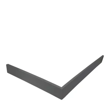 Экран для душевого поддона Veconi Pietra PS AG, 1000x800x30, гелькоут и стекловолокно, антрацитово-серый