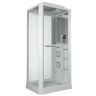 Душевая кабина Grossman Alba GR122 (80x100x225) дверь распашная,3 места