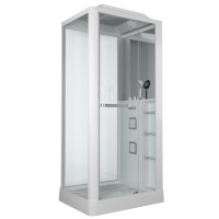 Душевая кабина Grossman Alba GR122 (80x100x225) дверь распашная,3 места