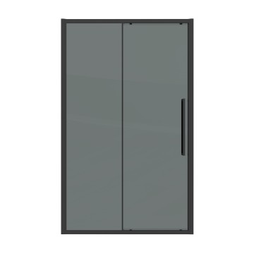 Дверь в нишу Grossman Cosmo 100.K33.02.100.21.10 (100х195) черный матовый,стекло тонированное,раздвижная, 1 место