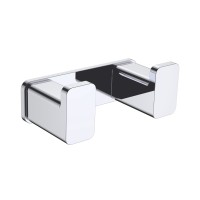 AQM7302CR Tivoli Крючок двойной латунный, хром