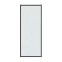 Боковая стенка Grossman Style 200.K33.05.100.21.02 (100х195) черный матовый,стекло шиншилла, 1 место