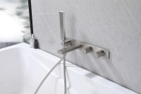 Смеситель ABBER Rund AF8730SP для ванны скрытого монтажа, сатин