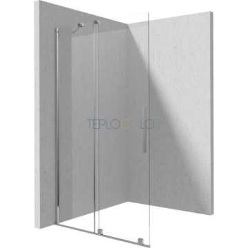 Стенка для душа, walk-in, 80 cm - раздвижные
