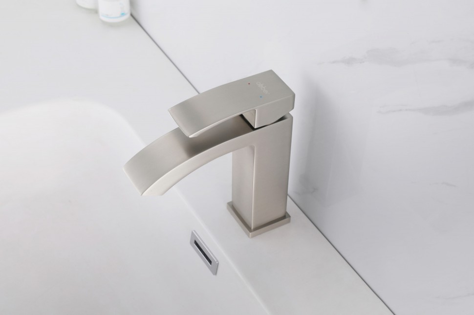 Смеситель ABBER Wasserfall AF8610SP для раковины, сатин