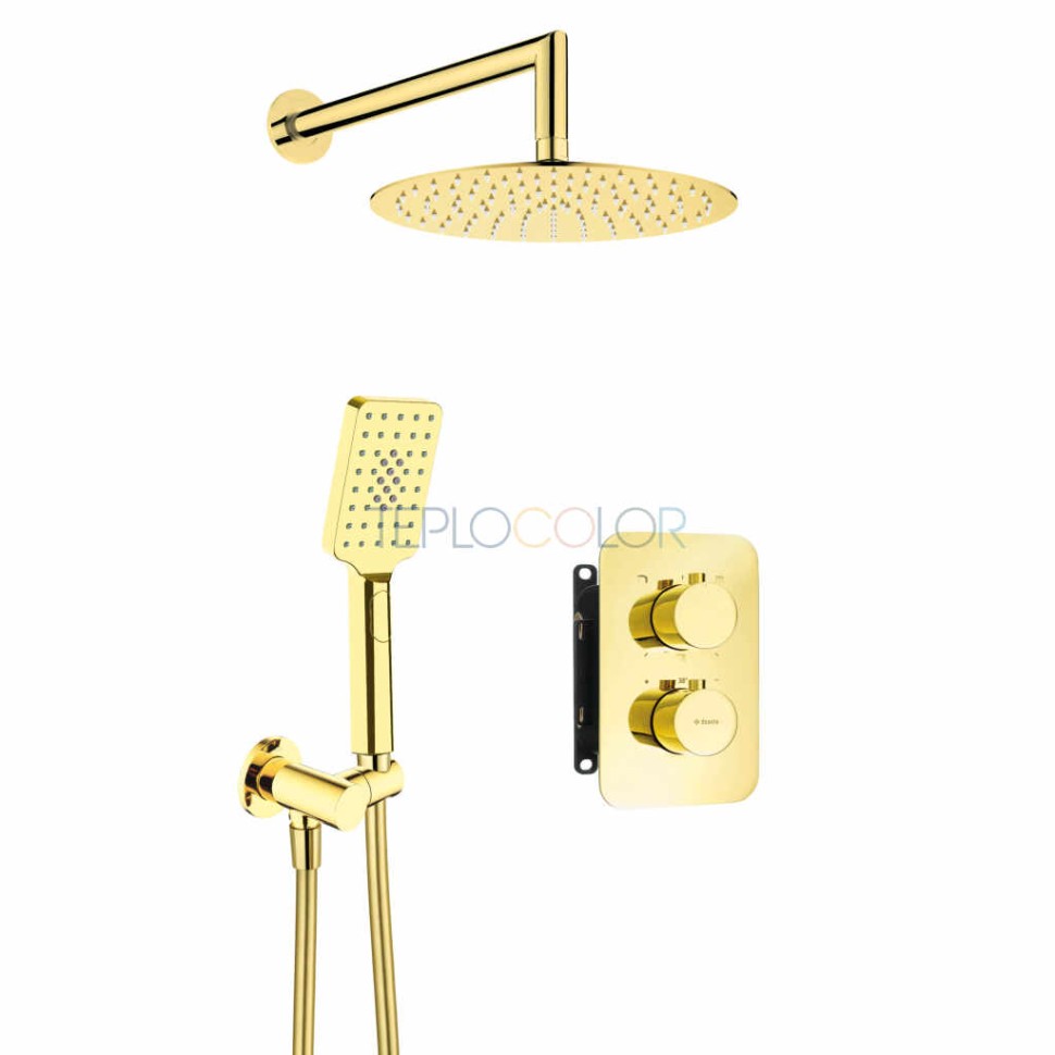 Набор для душа скрытого монтажа, с термостатическим BOXом