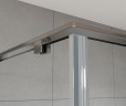 Душевой уголок Arno VSR-1A8012CL, 1200*800, хром, стекло прозрачное