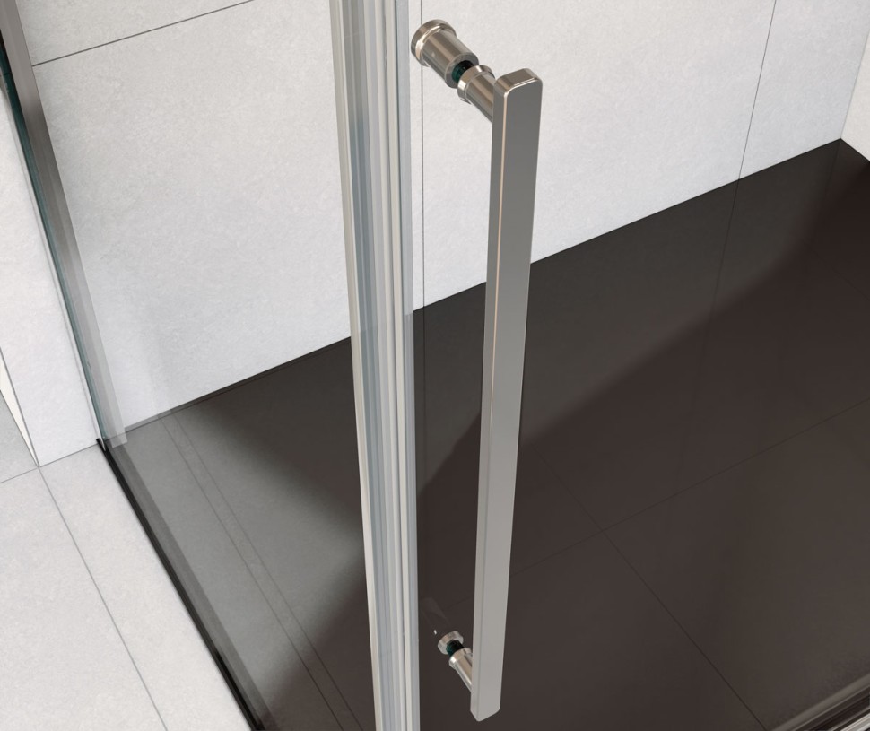 Душевой уголок Arno VSR-1A8012CL, 1200*800, хром, стекло прозрачное