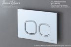 Комплект 2в1 IBERICA BLANCA инсталляция SILENCIO MINI, кнопка смыва ESTI-Q белый глянцевый (IB.001M.831)
