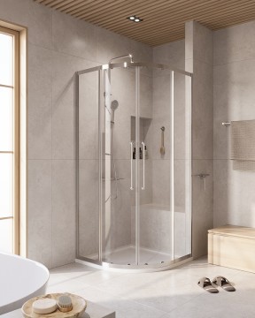Душевой уголок CEZARES RELAX-304-R-2-90-C-CR