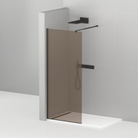 Душевая перегородка CEZARES LIBERTA-L-1-80-BR-NERO