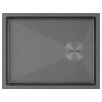 Мойка нерж. сталь NEXT-SLIM 54 UNI, PM215442-GM, вороненая сталь,540х420мм, Paulmark