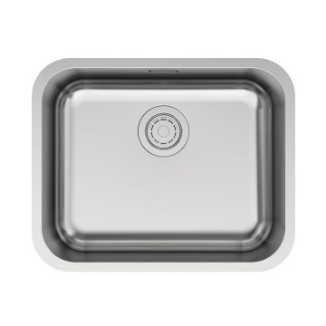 Мойка VELLO 53 UNI, нерж. сталь, VE53-BS, брашированная нерж. сталь, 533х433мм, Paulmark