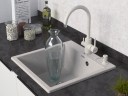 Мойка KANTE 50, IT-GRANIT, PM105152-BE, бежевый, 510х520, Paulmark