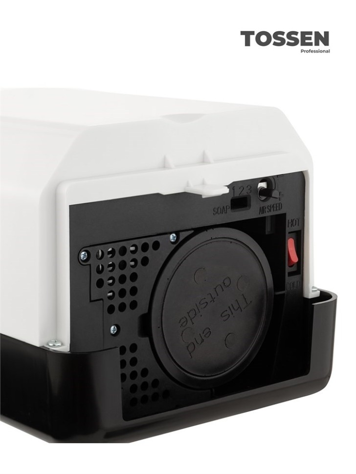 TOSSEN LS 1702 M - смеситель с сушилкой для рук (бесщеточный двигатель) (коллекция «Элит»)