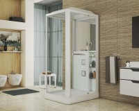Душевая кабина Grossman Alba GR123(R) (90x110x225) дверь распашная,3 места