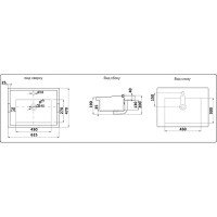 Раковина Ceramalux N NYJ840-60