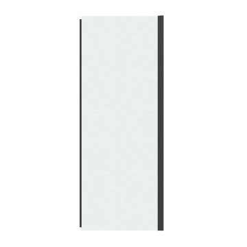 Боковая стенка Grossman Pragma 200.K33.03.100.21.02 (100х195) черный матовый,стекло шиншилла, 1 место