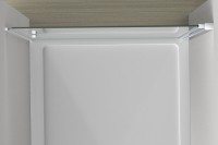 Душевая дверь Alpha VDP-3AL600CL, хром, стекло прозрачное