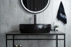 Раковина Gid Bm9030wx 53385 накладная черная матовая 60x40x15