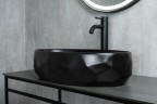 Раковина Gid Bm9030wx 53385 накладная черная матовая 60x40x15