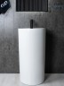 Раковина Gid Nb135 81102 накладная белая 46x46x86