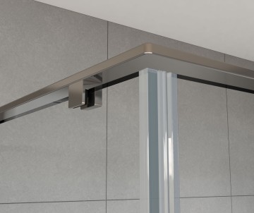 Душевой уголок Арно (Arno) VSR-1A8013CL, 1300*800, хром, стекло прозрачное