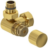 Вентиль 3D левый под шестигранник (G 1/2&quot; НР х G 3/4&quot; НГ)