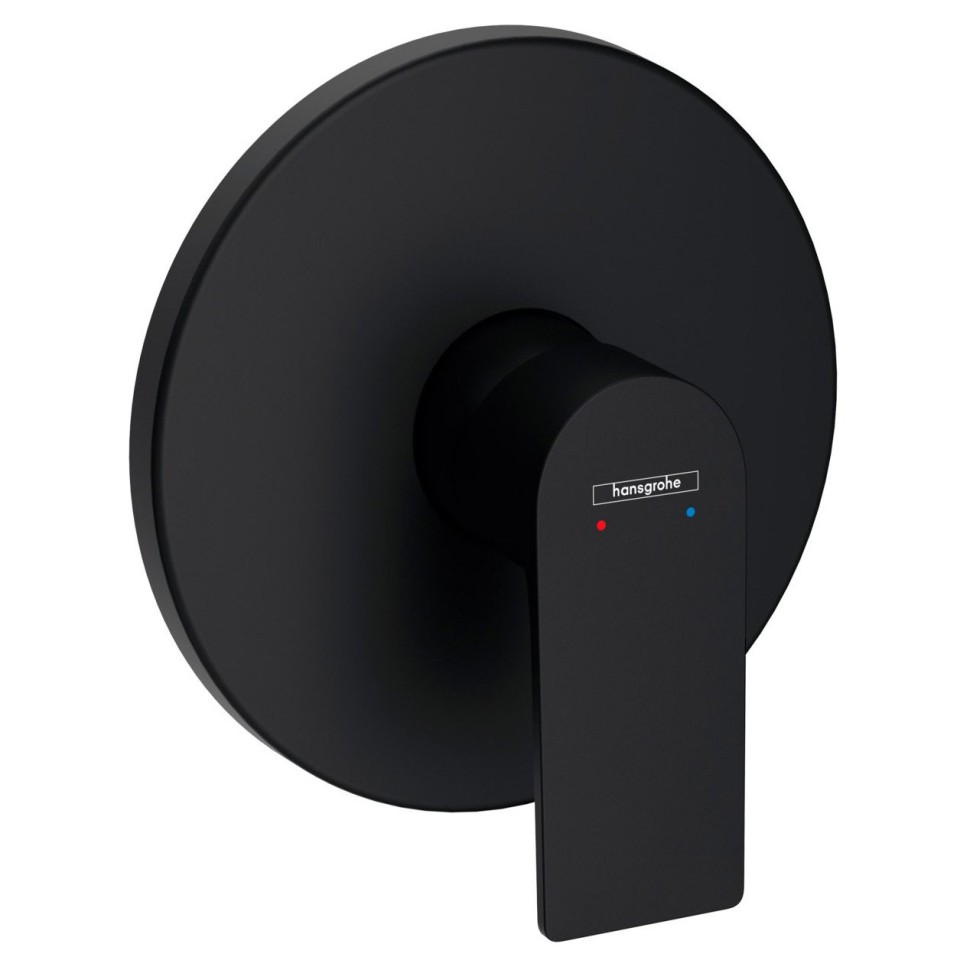 Смеситель для душа Hansgrohe Rebris E (внешняя часть) 72668670 черный матовый