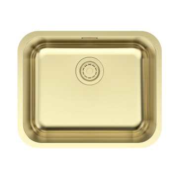 Мойка VELLO 53 UNI, нерж. сталь, VE53-LG, светлое золото, 533х433мм, Paulmark