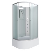 Душевая кабина Niagara Classic NG-2310-14RBKG (120х80х200) высокий поддон(40см),стекло матовое,4 места